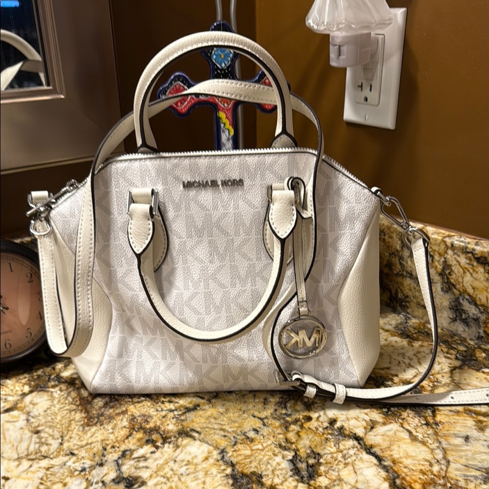Michael Kors White Handbag